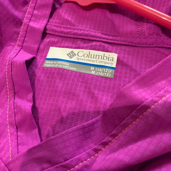 Columbia Girls Dress Fuchsia Medium 10/12 - Picture 2 of 5